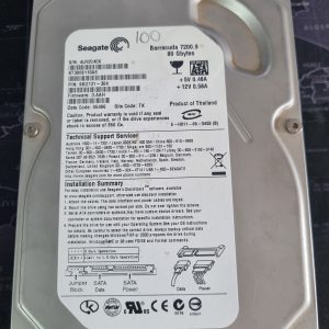Pre-Owned Seagate 80GB Internal Hard Drive – Classic Storage for Legacy Systems - Image 1