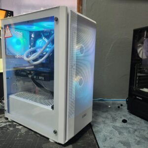 Refurbished Ryzen 5 5500 16GB DDR4 MSI A520M-A Pro RTX 3060 Ti 512GB NVMe Deepcool 500 Watt Gaming PC - Image 1