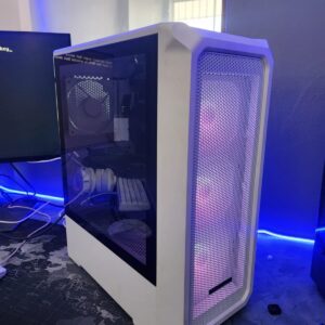 Refurbished Ryzen 5 5500 Gaming PC 16GB DDR4 Asrock X370 Taichi RTX 3060 Ti 512GB SSD 500 Watt PSU - Image 1