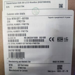 Lenovo ThinkVision E20-30 LCD Monitor - Image 4